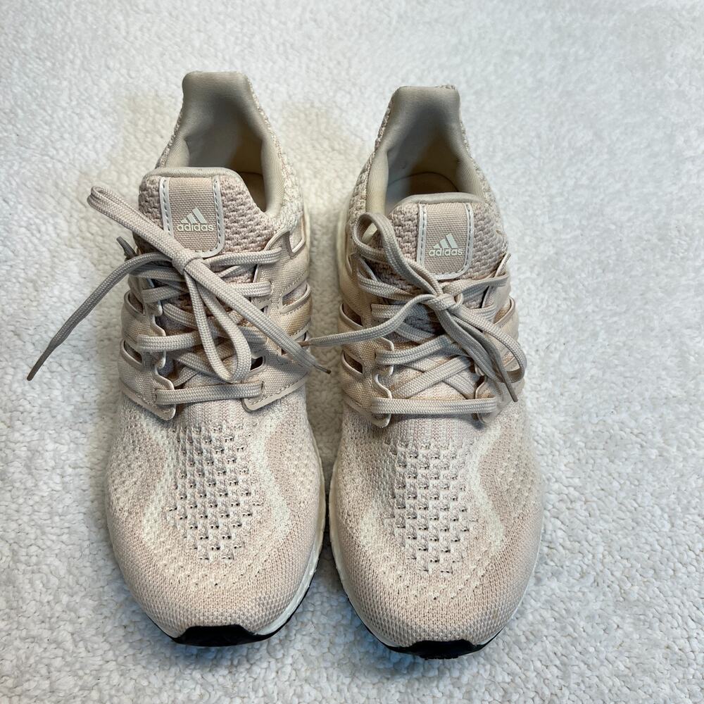 Adidas Womens Sneakers UltraBoost 1.0 Cream Beige Primeknit Size 6.5